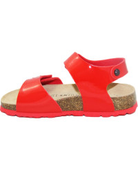 Czerwone Sandały Dla Dziewczynek Na Rzepy Genuins Jean Bio Charol Rojo II gatunek