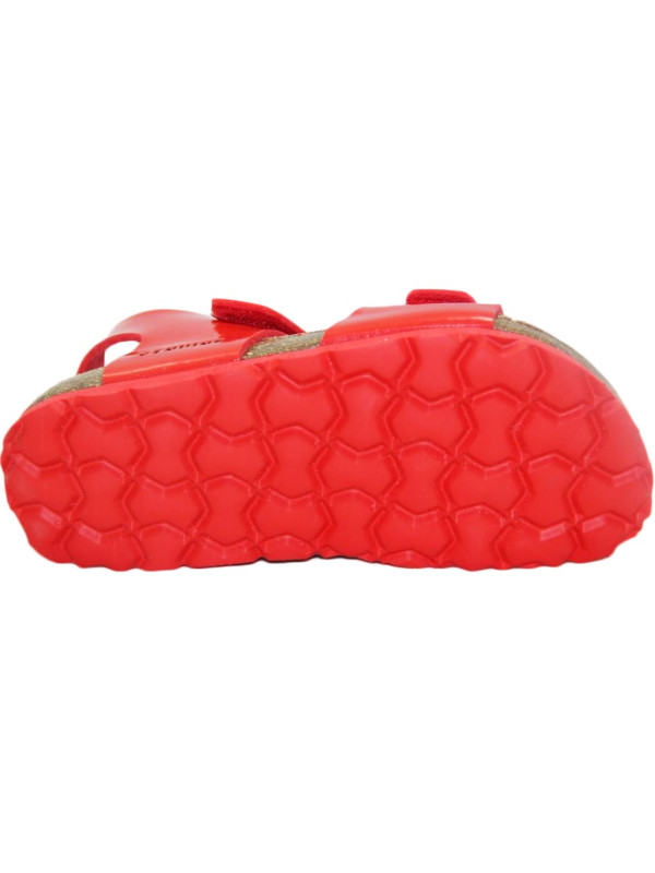 Czerwone Sandały Dla Dziewczynek Na Rzepy Genuins Jean Bio Charol Rojo II gatunek