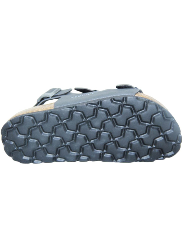 Chłopięce Czarne Sandały Na Lato Genuins Congo Bio Natur Gris II gatunek