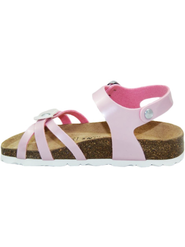 Sandały Dziewczęce Młodzieżowe Z Profilowaną Wkładką Róż Genuins Tampico Space Rosa II gatunek