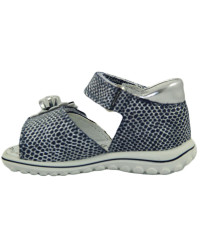 Sandały Buty Primigi 1361711 Dziewczęce Sandały na Rzepy z Ozdobnym Kwiatkiem