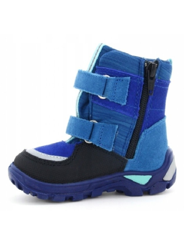 Kozaki Sniegowce Niebieskie Bartek t-21759/532 z Membraną BRTKtex Waterproof II gatunek