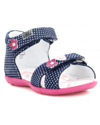 Dziecięce sandałki w kropki do nauki chodzenia Bartek t-11794/1mp II gatunek