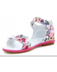 Sandały Buty Kolorowe Sandały na Rzep dla Dziewczynki Bartek t-16167/1g