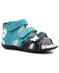 Sandały Buty Bartek T-61823/516 Dziewczęcw Sandały na Rzepy - Motylek