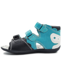 Sandały Buty Bartek T-61823/516 Dziewczęcw Sandały na Rzepy - Motylek