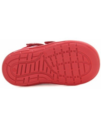 Czerwone Chłopięce Trzewiki Jesienne Do Nauki Chodzenia Bartek w-81859-5/re5