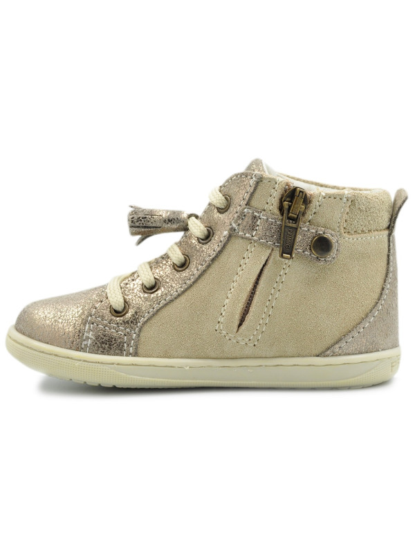 Złote Trzewiki na Jesień Trampki Sznurowane Primigi 1404211