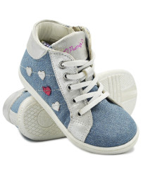 Tenisówki Za Kostkę Dla Dziewczynki W Serduszka Primigi 1404111