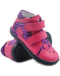 Półbuty na jesień Dla Dziewczynki Róż Fiolet Na Rzepy Bartek w-11702/0-jos