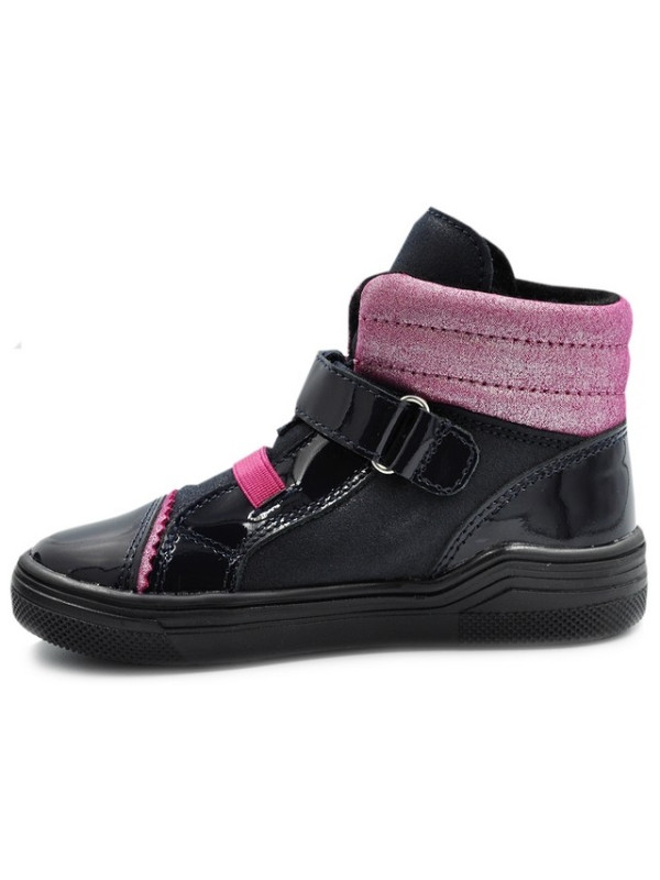 Czarne Dziewczęce Trampki Ocieplane Na Zimę Jesień Bartek w-1385-oscp