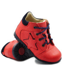 Chłopięce Trzewiki Na Jesień Skóra Naturalna Emel e 2069d-5