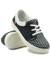 Wygodne Dziewczęce Buty w Modne Kropeczki BARTEK T-15365/25K II Gatunek
