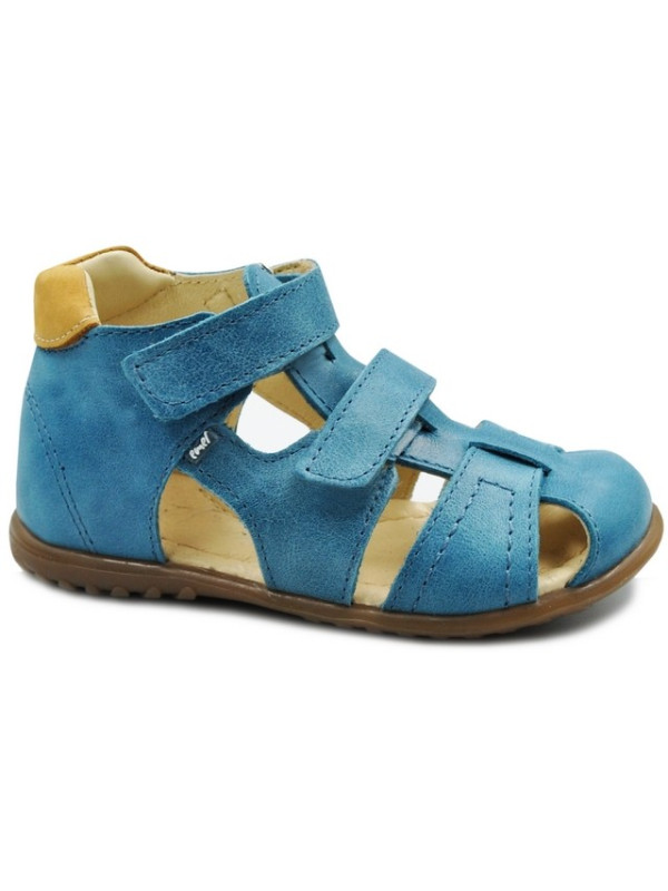 Sandały Emel e 2437-30 Chłopięce Półsnadały na Rzepy