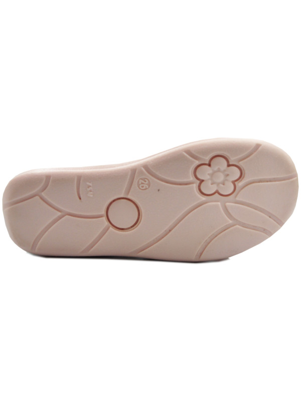 Sandały Buty Bartek 71158-0006 Dziewczęce Sandały na Rzepy - Metaliczny kolor