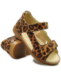 Sandały Buty Mido 31-18 pantera Dziewczęce Sandały na Rzep - Panterka