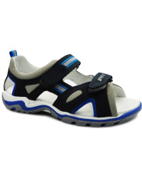 Sandały Dla Chłopca Niebieskie Bartek na Rzepy 19176-003