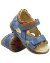 Sandały Emel 2086-22 Buty dla Chłopca z wygodnym zapięcięm na Rzepy