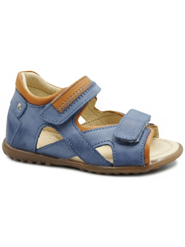 Sandały Emel 2086-22 Buty dla Chłopca z wygodnym zapięcięm na Rzepy