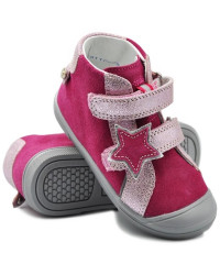 Dziewczęce Różowe Trzewiki na Jesień Trampki Z Gwiazdką Bartek 11384024