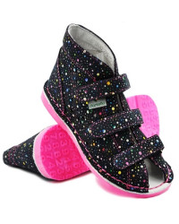 Kapcie z usztywnionym zapiętkiem dla dziewczynki na lato Danielki