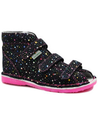 Kapcie z usztywnionym zapiętkiem dla dziewczynki na lato Danielki