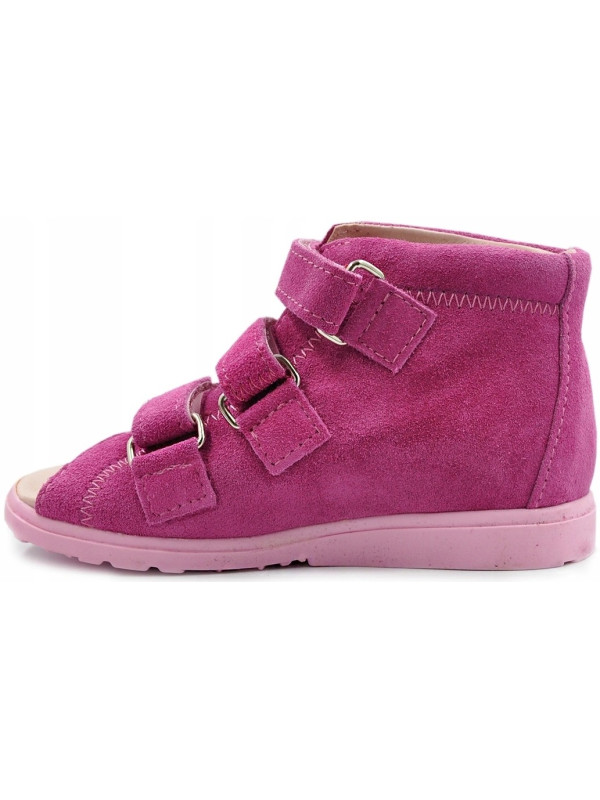 Sandały ortopedyczne dziewczęce z profilowaną wkładką Dawid 1041 1042 1043