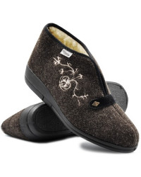 Ocieplane Wełną Buty Domowe Damskie DR ORTO 031D027