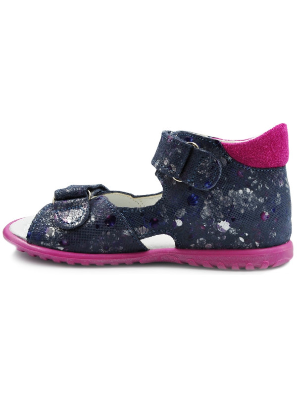 Sandały Emel e 2431a-5 Dziewczęce Sandałki na Rzepy