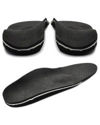 Wkładki Ortopedyczne CORRECT LSP Supinujące - Płaskostopie Podłużne i Poprzeczne Czarne