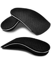 Wkładki korekcyjne na koślawość oraz płaskostopie Correct LS 3/4 kolor czarny