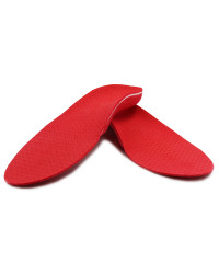 Wkładki Ortopedyczne Correct LS - Korytkowe, Supinujące, na Płaskostopie i Stopy Koślawe (Czerwone)