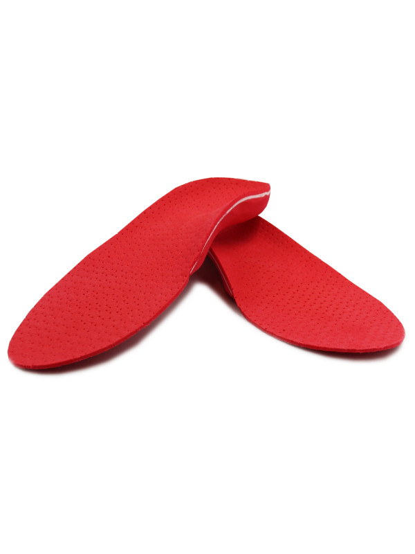 Wkładki Ortopedyczne Correct LS - Korytkowe, Supinujące, na Płaskostopie i Stopy Koślawe (Czerwone)