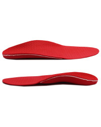 Wkładki Ortopedyczne Correct LS - Korytkowe, Supinujące, na Płaskostopie i Stopy Koślawe (Czerwone)