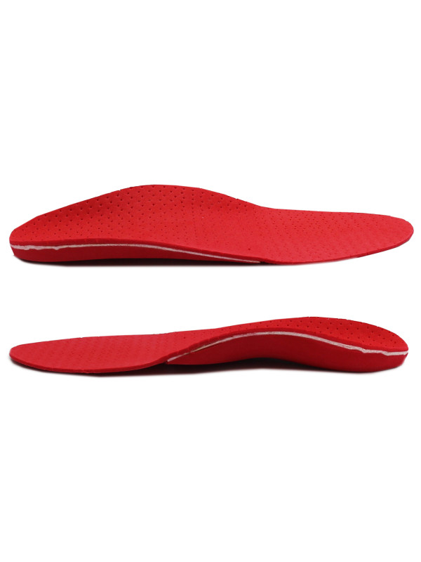 Wkładki Ortopedyczne Correct LS - Korytkowe, Supinujące, na Płaskostopie i Stopy Koślawe (Czerwone)