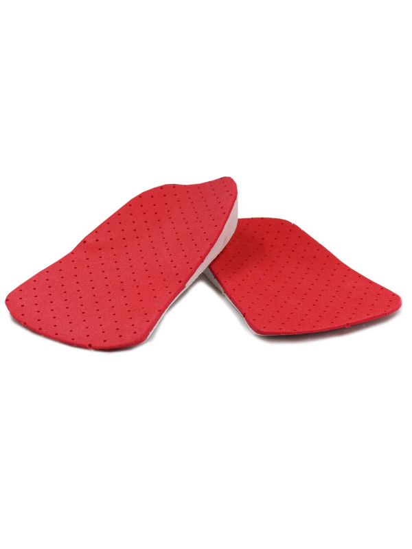 Wkładki CORRECT S 3/4 Supinujące na Koślawość Pięty i Kolan czerwone