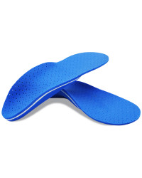 Wkładki Ortopedyczne Correct LS – Korytkowe Supinujące na Płaskostopie i Stopy Płasko-Koślawe | Niebieskie