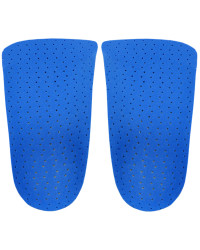 Wkładki ortopedyczne na płaskostopie podłużne Correct LS 3/4 niebieskie