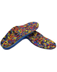 Wkładki Ortopedyczne CORRECT LS Korytkowe Supinujące Stopy Płasko Koślawe Kropki Ciemny