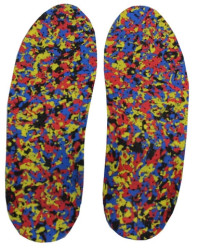 Wkładki Ortopedyczne CORRECT LS Korytkowe Supinujące Stopy Płasko Koślawe Kropki Ciemny