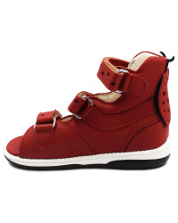 Sandały profilaktyczne dla dziewczynek ze skóry naturalnej MEMO LADYBIRD