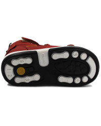 Sandały profilaktyczne dla dziewczynek ze skóry naturalnej MEMO LADYBIRD