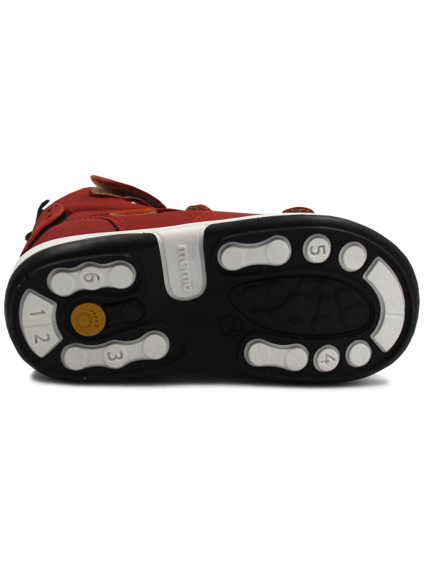 Sandały profilaktyczne dla dziewczynek ze skóry naturalnej MEMO LADYBIRD