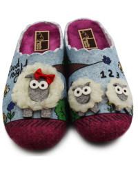 Kapcie Damskie Na Zimę Manitu 320092-00 Jesień-Zima