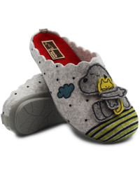 Kapcie Damskie Na Prezent Manitu 320102-91 Jesień-Zima