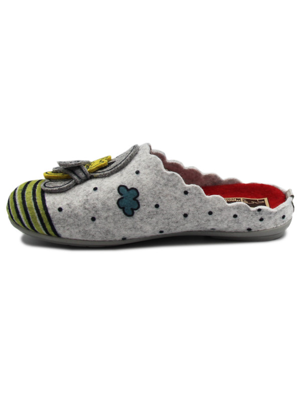 Kapcie Damskie Na Prezent Manitu 320102-91 Jesień-Zima