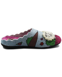 Kapcie Damskie Na Zimę Manitu 320092-00 Jesień-Zima