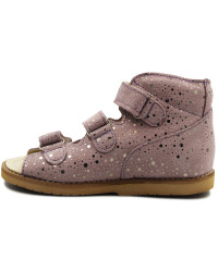 Sandały korekcyjne do przedszkola dla dziewczynki z obcasem thomasa Ameko 2020 Róż Fleck