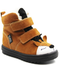 Zimowe Kozaki Z Liskiem Dla Chłopca Mido 22-28 32-28 Rudy