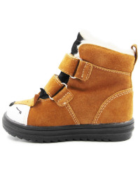 Zimowe Kozaki Z Liskiem Dla Chłopca Mido 22-28 32-28 Rudy